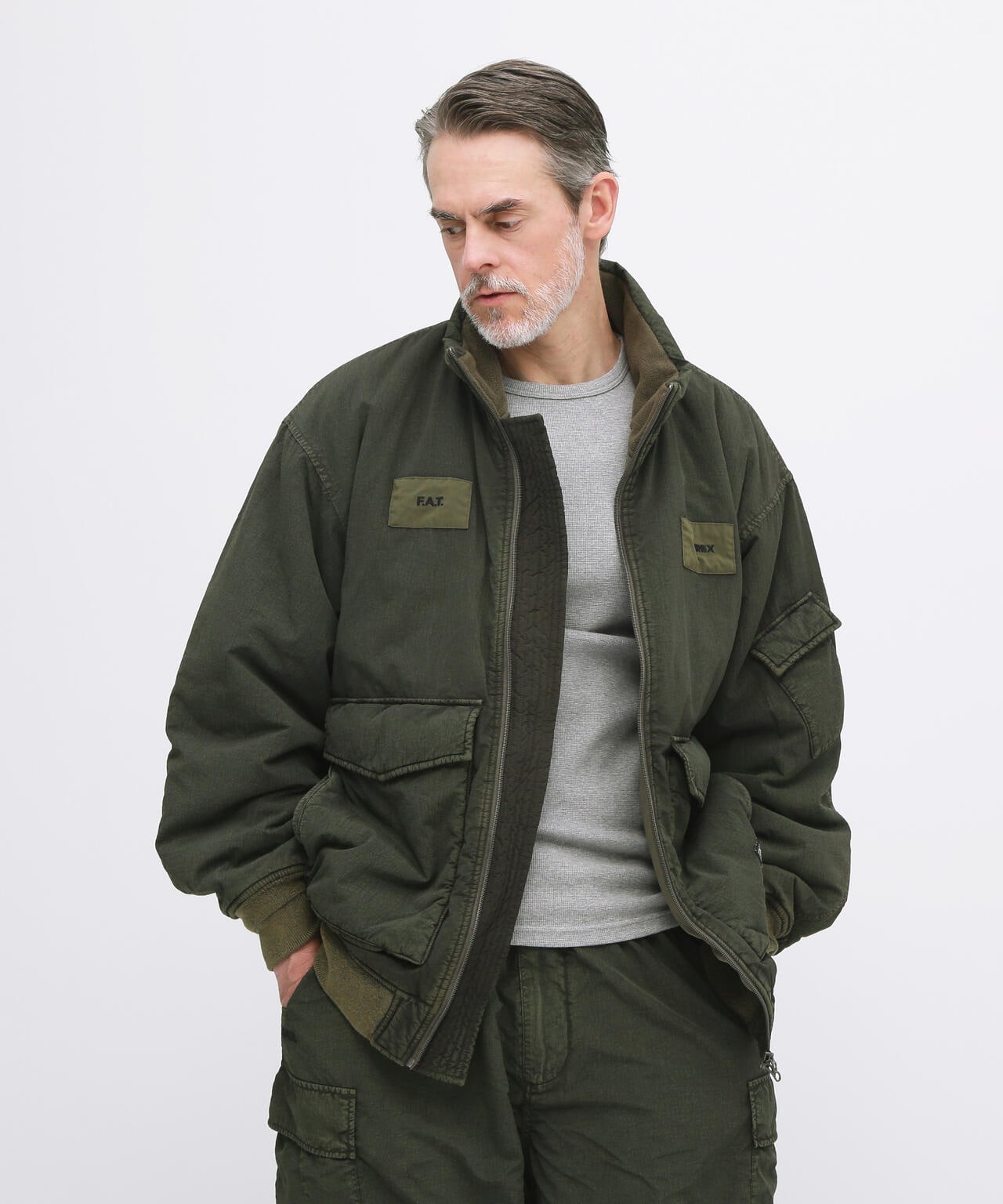 《AVIREX / F.A.T.》FADE WASH WEP JACKET / フェイドウォッシュ ウェップ ジャケット / アヴィレックス