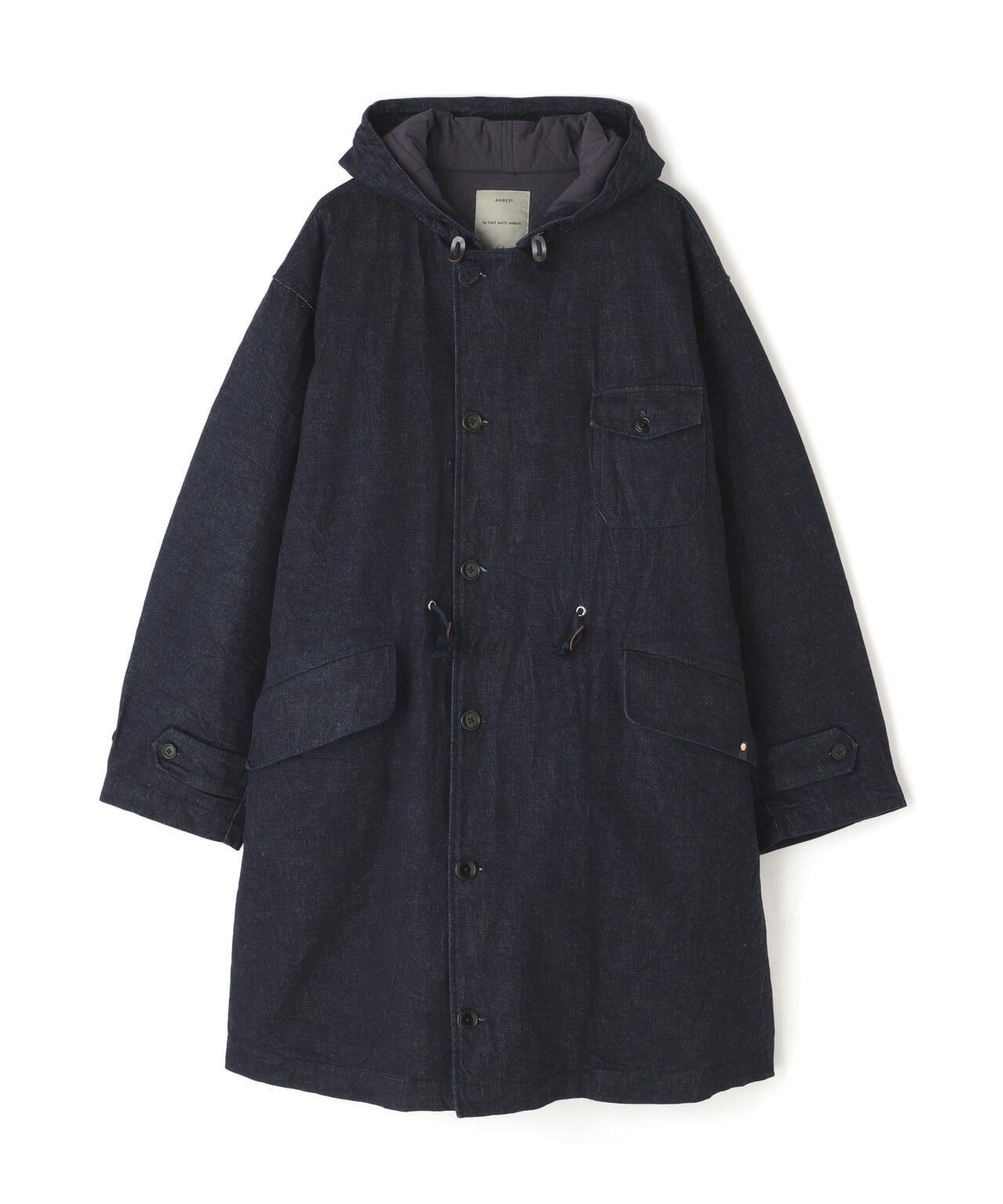 《TFQP by HANDROOM》JAPAN MADE DENIM N-2 COAT / ジャパンメイド デニム N-2 コート 