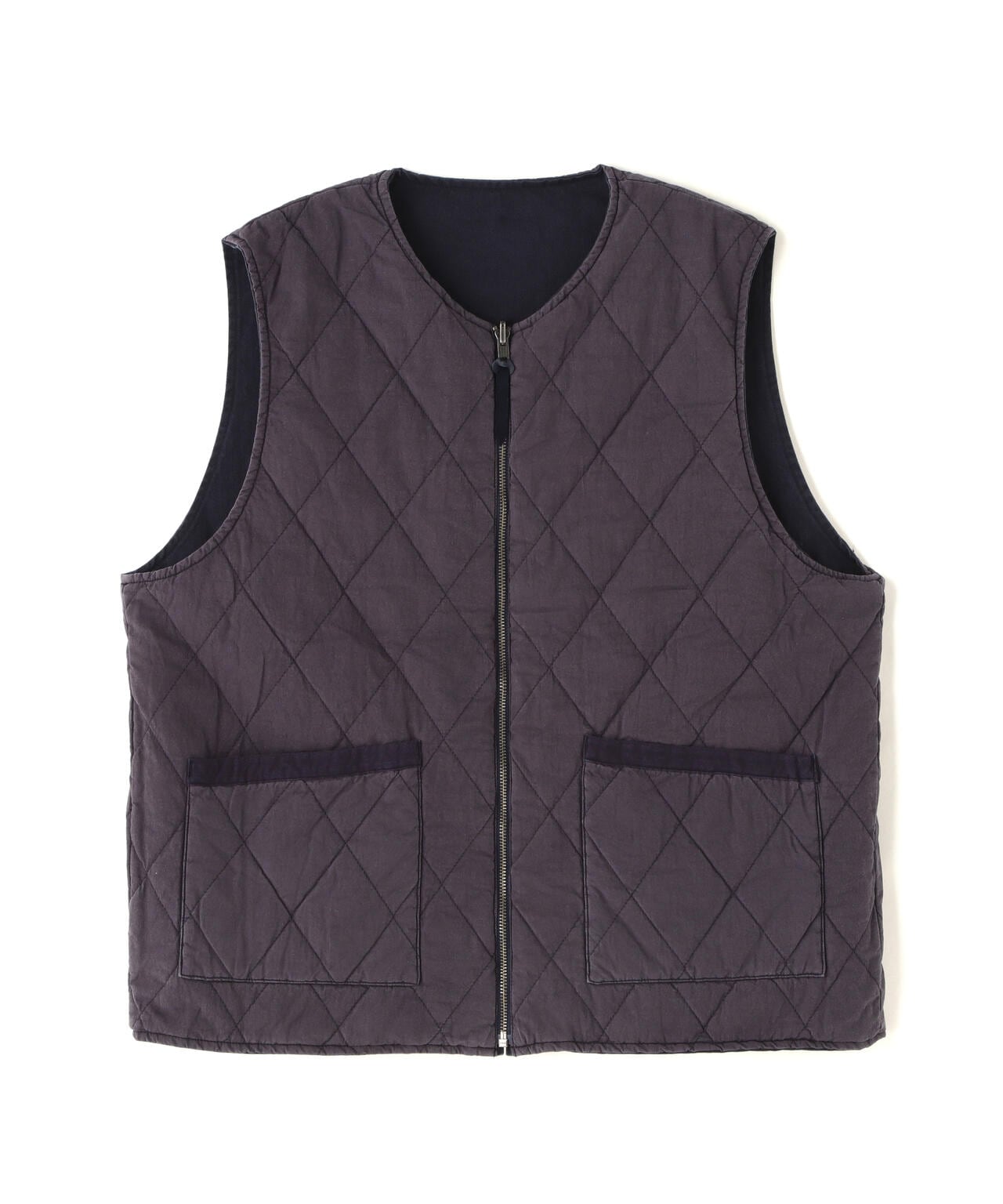 《TFQP by HANDROOM》JAPAN MADE HERRINGBONE DECK VEST / ジャパンメイド ヘリンボーン 