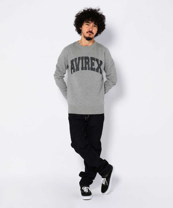 《DAILY/デイリー》DAILY L/S CREW NECK SWEAT LOGOデイリー ロングスリーブ クルーネック スウェット 