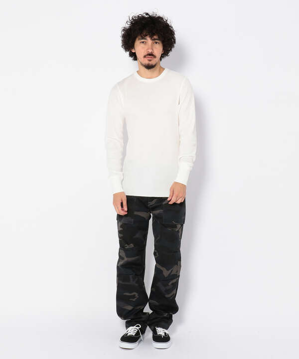 デイリー ロングスリーブ サーマル クルーネック ティーシャツ/ DAILY L/S THERMAL CREW NECK T-SHIRT