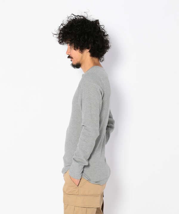《DAILY/デイリー》 DAILY L/S THERMAL HENLY NECK T-SHIRT/デイリー ロングスリーブ サーマル 