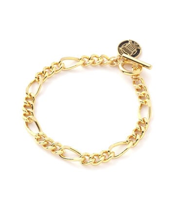 《AVIREX by J.H.M》"VARSITY" SIGNATURE BRACELET GOLD PLATED / "バーシティ" 