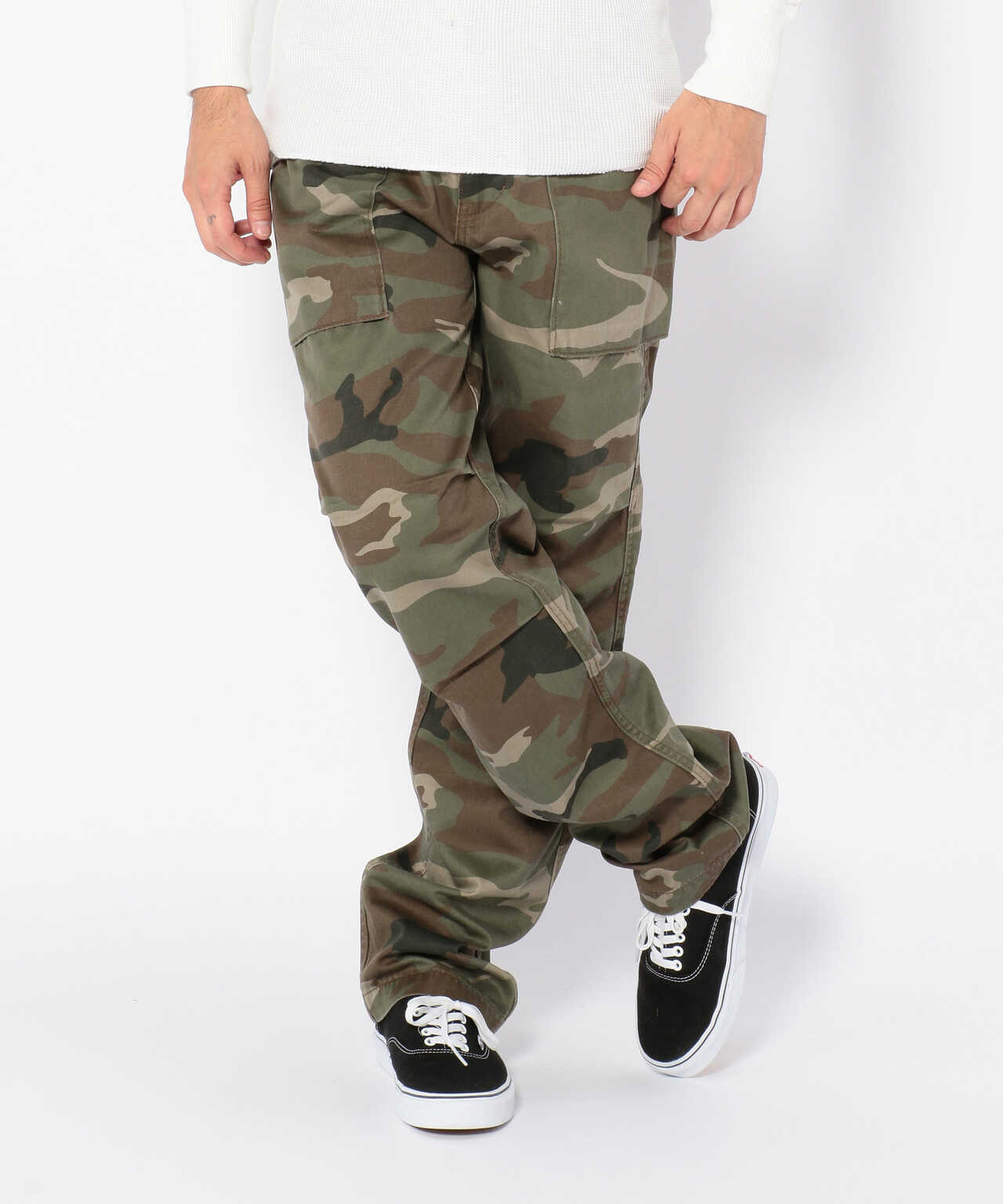 カモフラージュ エアロ パンツ/ CAMOUFLAGE BU AERO PANTS | AVIREX