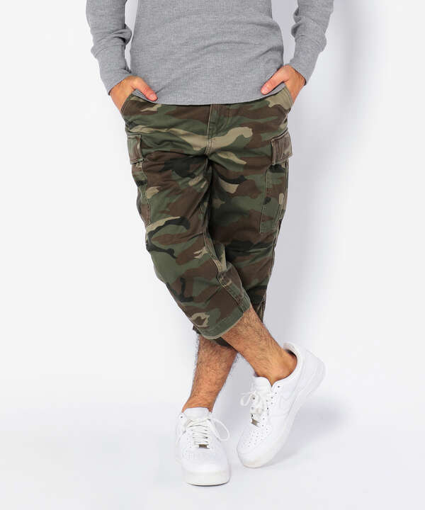 カモフラージュ ファティーグ クロップド パンツ/ CAMOUFLAGE FATIGUE CROPPED PANTS