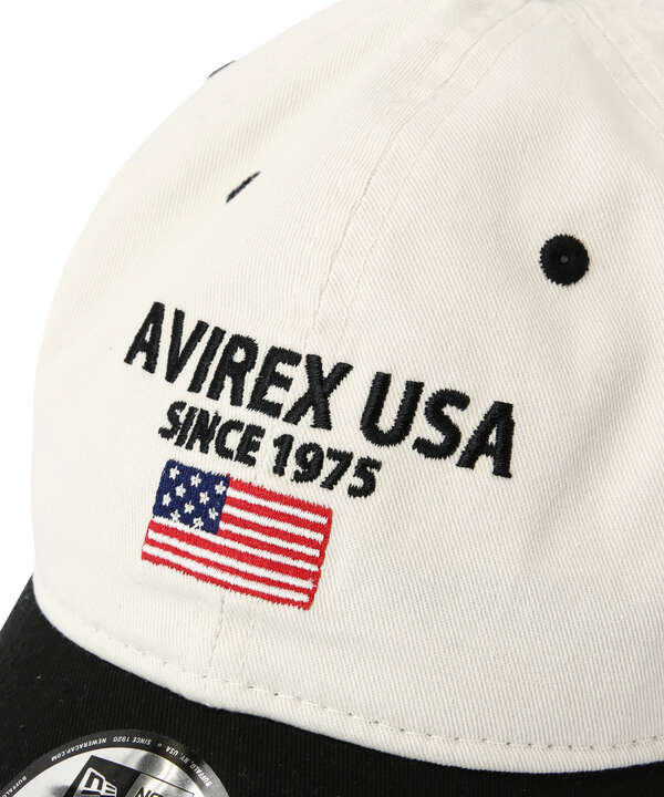 直営店限定/×ニューエラ ポロキャップ USA国旗/ AVIREX×NEW ERA 9TWENTY POLO CAP