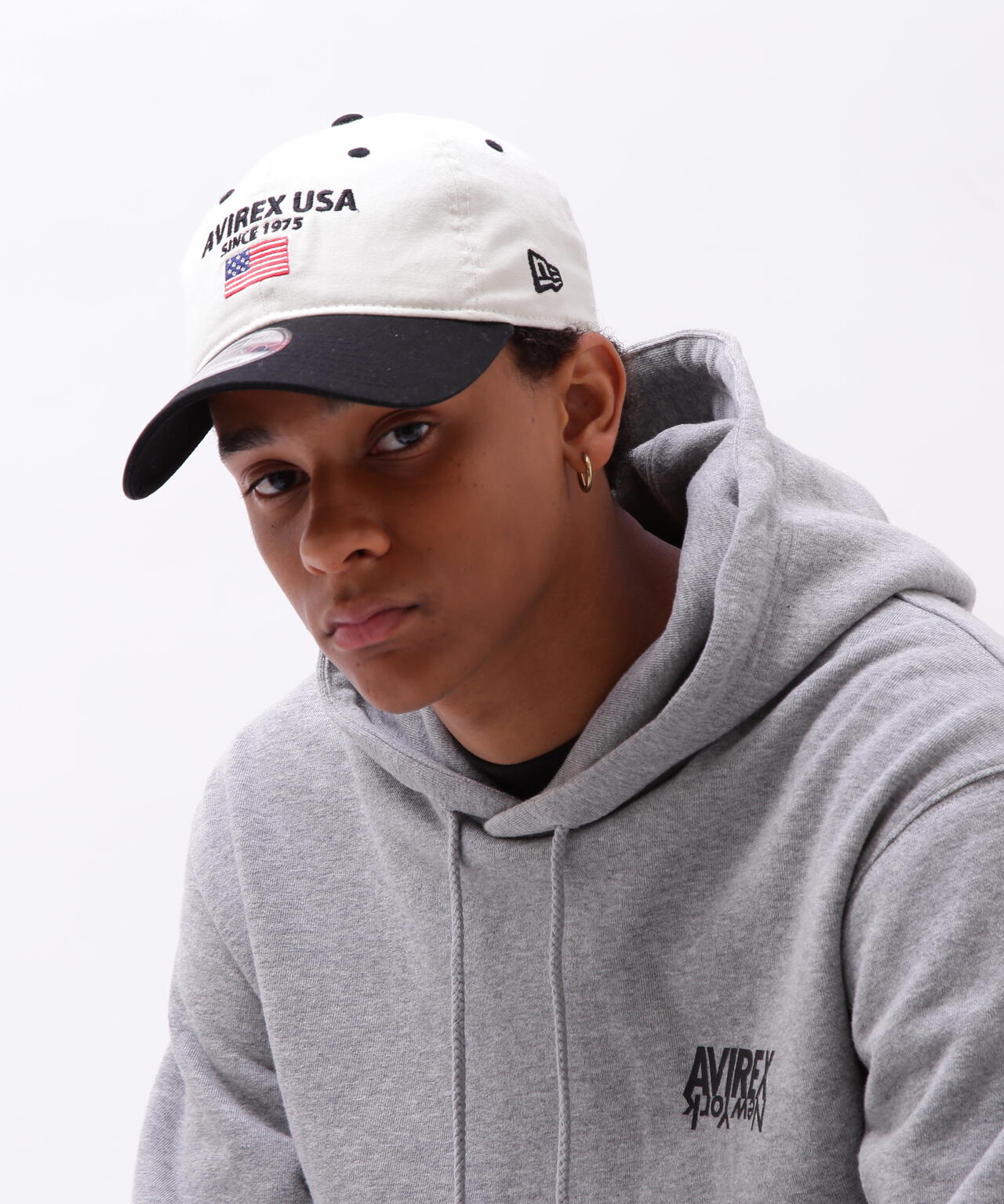 直営店限定/×ニューエラ ポロキャップ USA国旗/ AVIREX×NEW ERA 9TWENTY POLO CAP