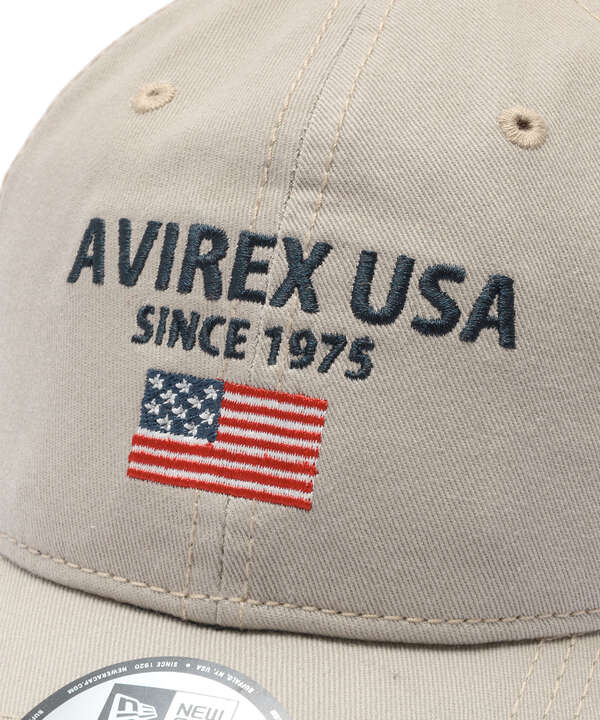 直営店限定/×ニューエラ ポロキャップ USA国旗/ AVIREX×NEW ERA 9TWENTY POLO CAP