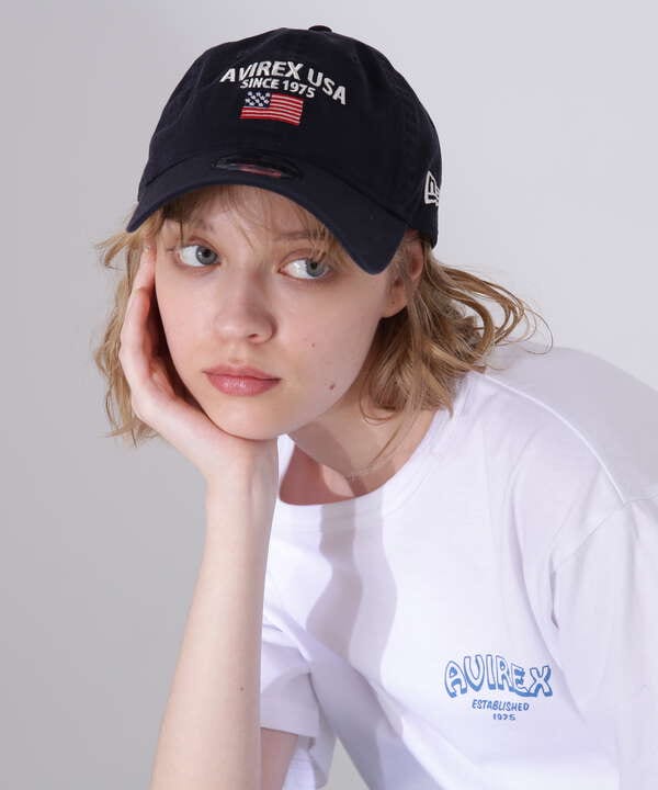 直営店限定/×ニューエラ ポロキャップ USA国旗/ AVIREX×NEW ERA 9TWENTY POLO CAP