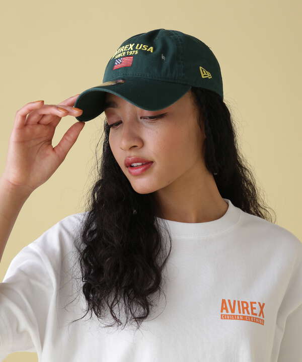 直営店限定/×ニューエラ ポロキャップ USA国旗/ AVIREX×NEW ERA 9TWENTY POLO CAP