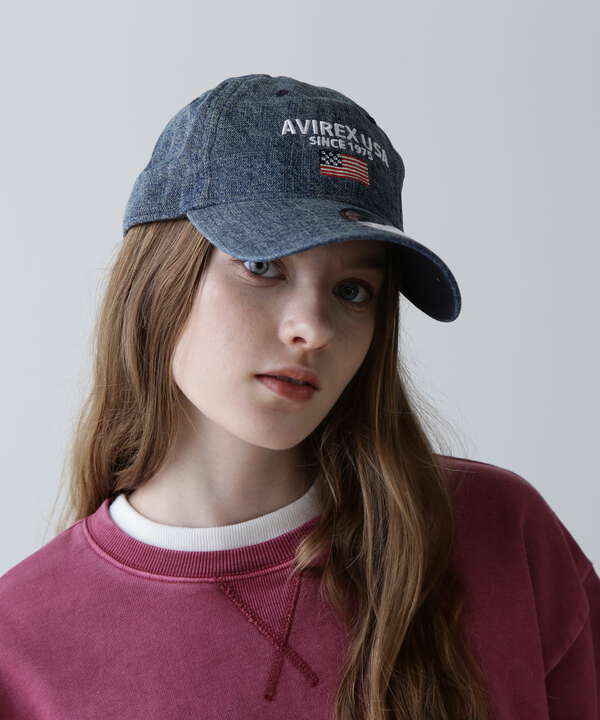 直営店限定/×ニューエラ ポロキャップ USA国旗/ AVIREX×NEW ERA 9TWENTY POLO CAP