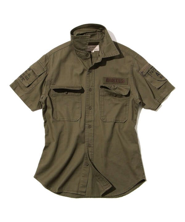 半袖ファティーグ カーキシャツ/S/S FATIGUE KHAKI SHIRT