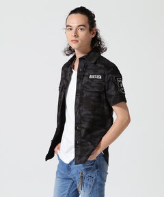 半袖ファティーグ カーキシャツ/S/S FATIGUE KHAKI SHIRT | AVIREX 