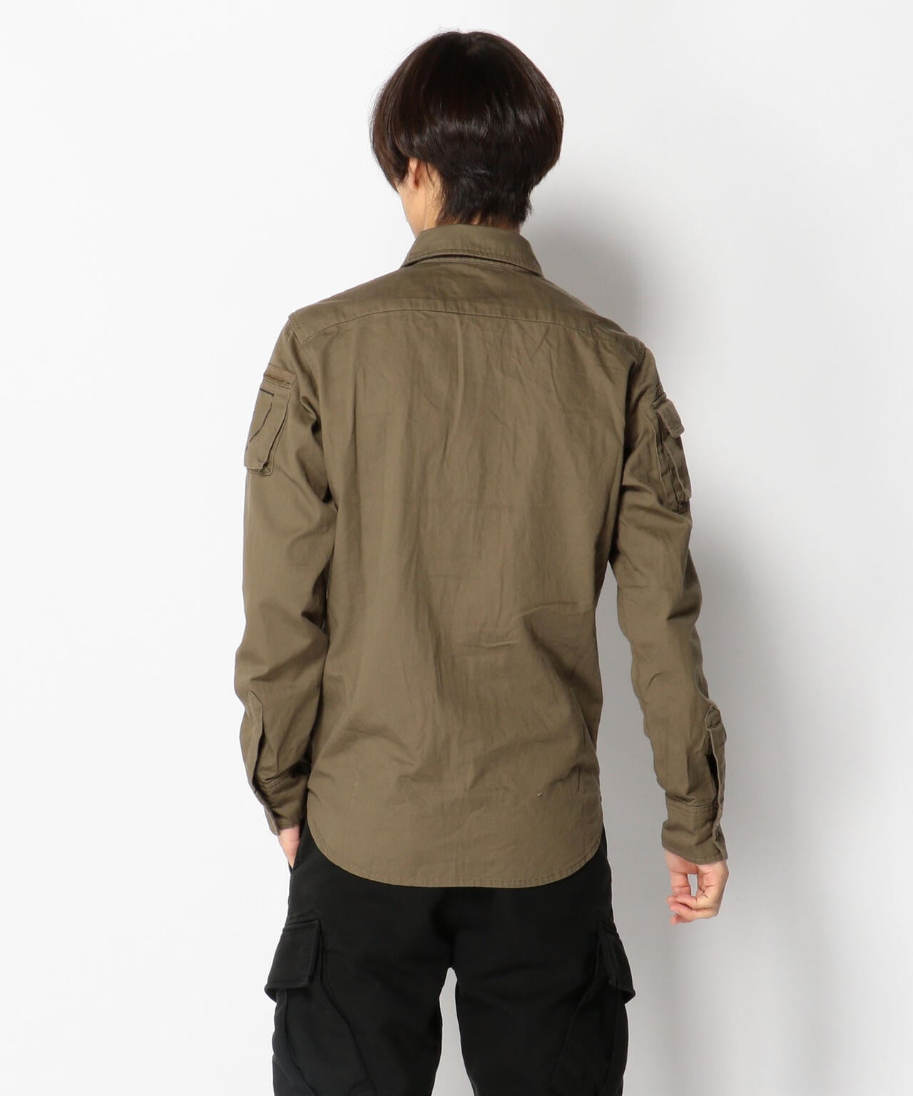 AVIREX/アヴィレックス/FATIGUE KHAKI SHIRT/長袖ファティーグ カーキ シャツ | AVIREX ( アヴィレックス ) |  US ONLINE STORE（US オンラインストア）