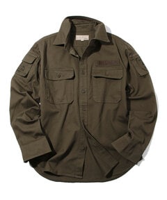 AVIREX/アヴィレックス/FATIGUE KHAKI SHIRT/長袖ファティーグ カーキ シャツ | AVIREX ( アヴィレックス ) |  US ONLINE STORE（US オンラインストア）