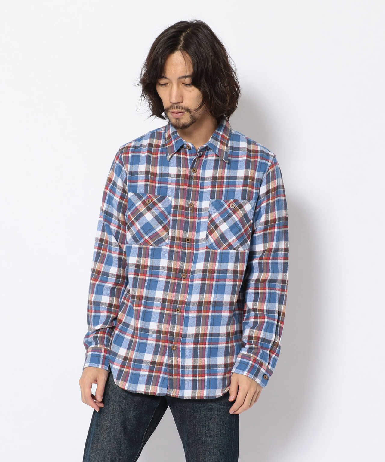 格安お得 COTTON WORK シャツ コットンワークシャツ Bbk5W