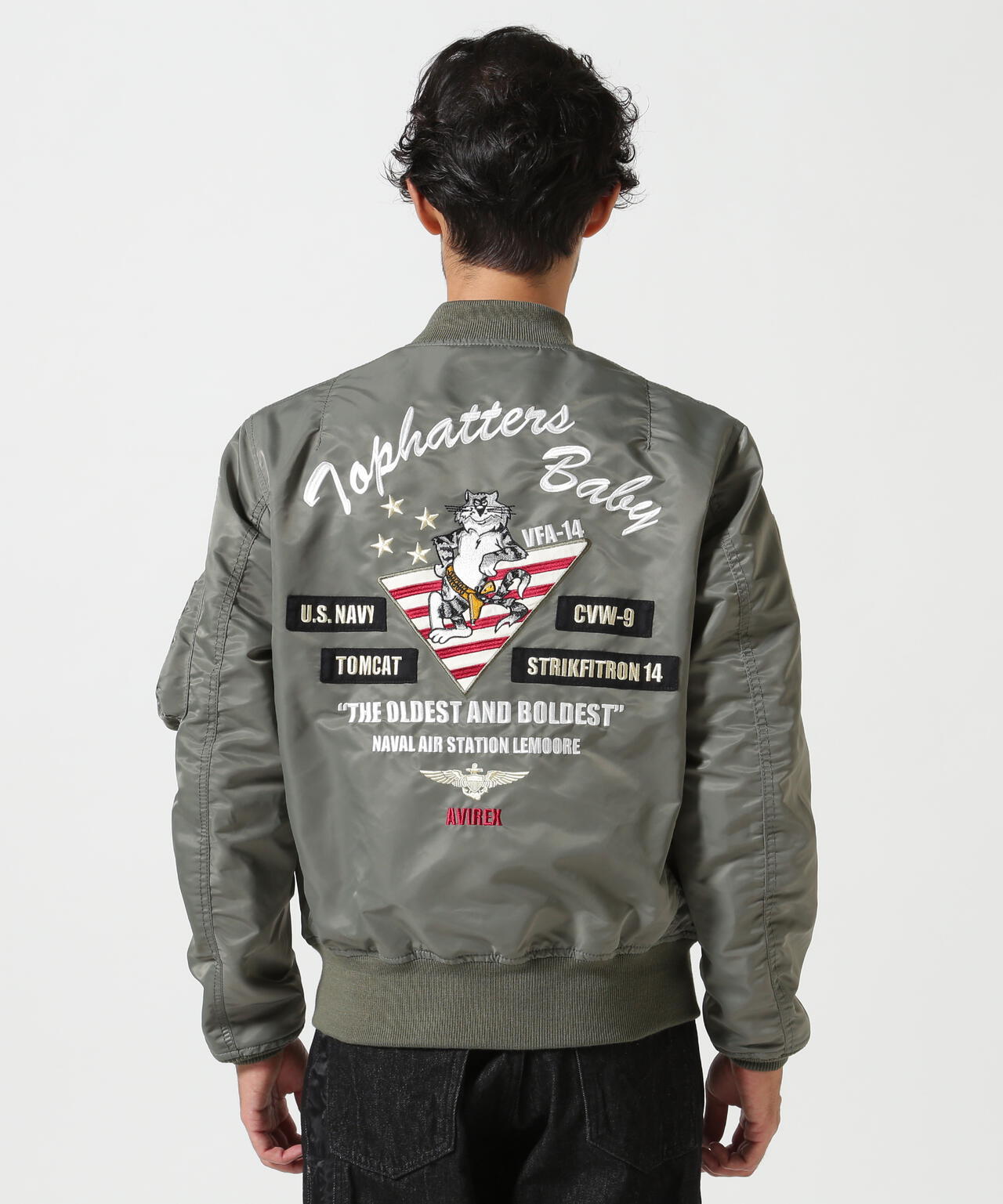 WEB&DEPOT限定》LIGHT MA-1 TOPHATTERS/AVIREX/アビレックス | AVIREX ( アヴィレックス ) | US  ONLINE STORE（US オンラインストア）