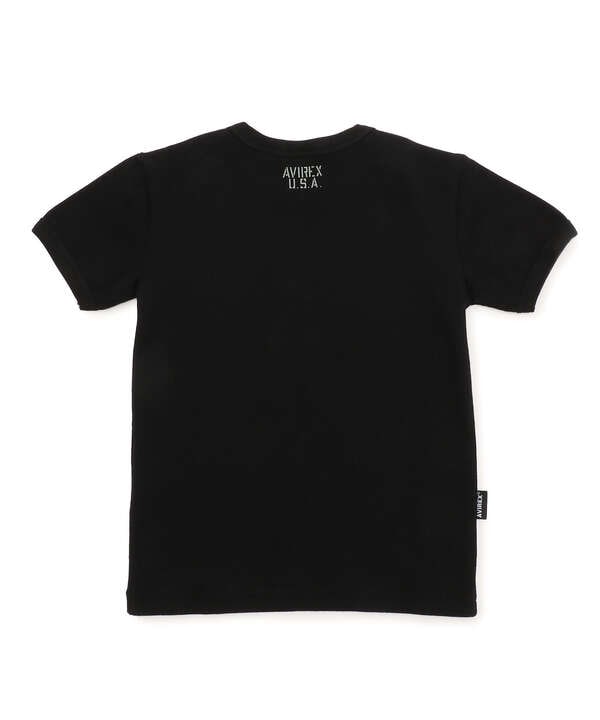 【KIDS】デイリー リブクルーTシャツ/ DAILY RIB CREW T-SHIRT/AVIREX/ アヴィレックス