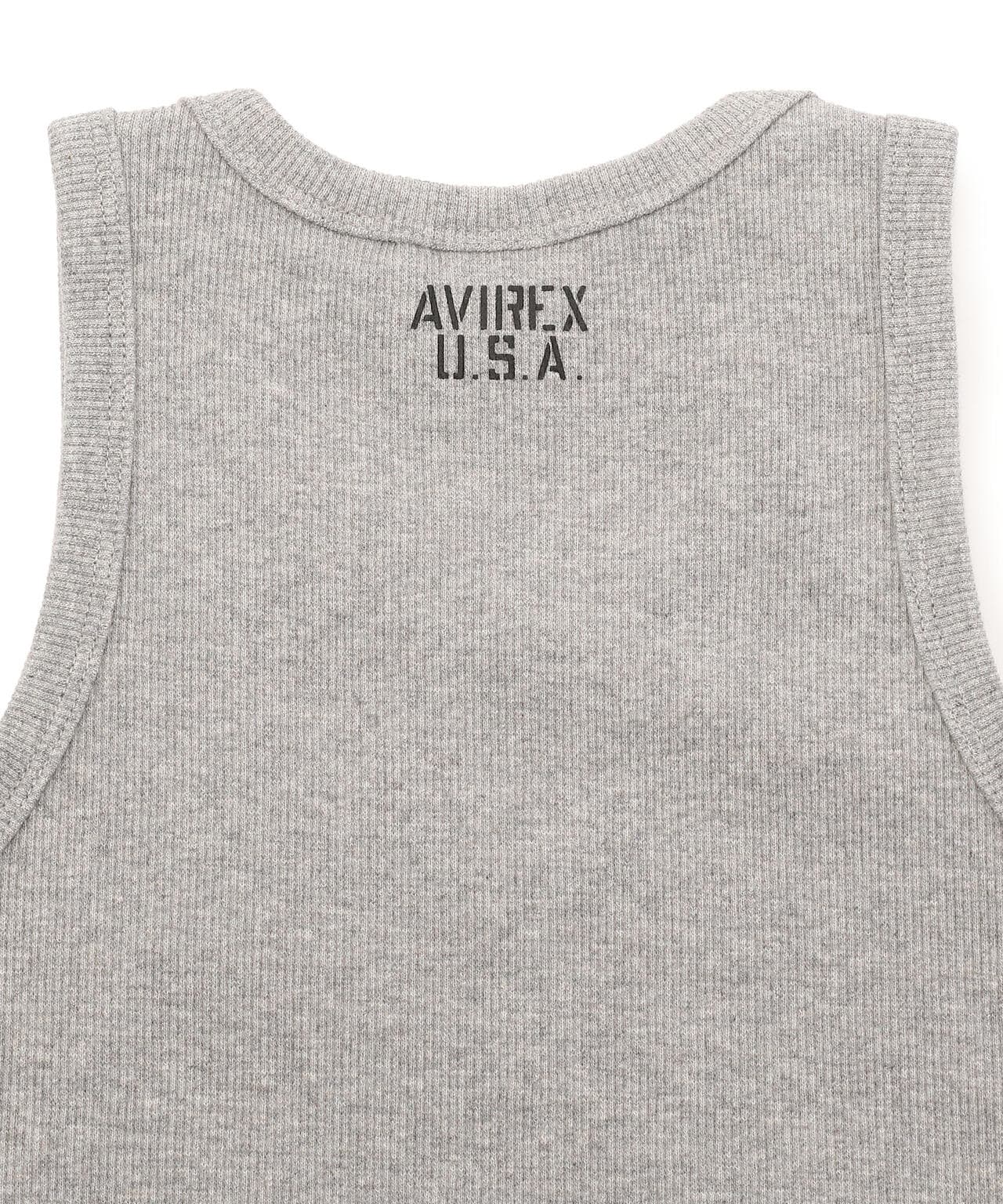 KIDS】デイリー リブ タンクトップ/DAILY RIB TANK TOP/AVIREX