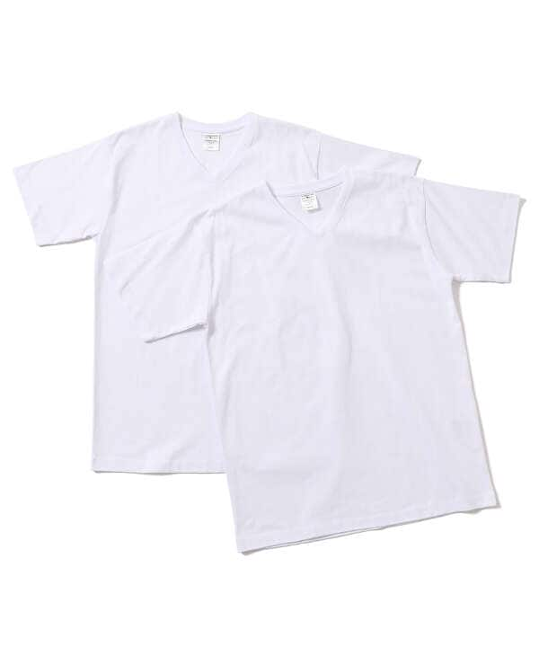 《DAILY/デイリー》DAILY 2-PACK V NECK TEE/デイリー2パック Vネック半袖Tシャツ