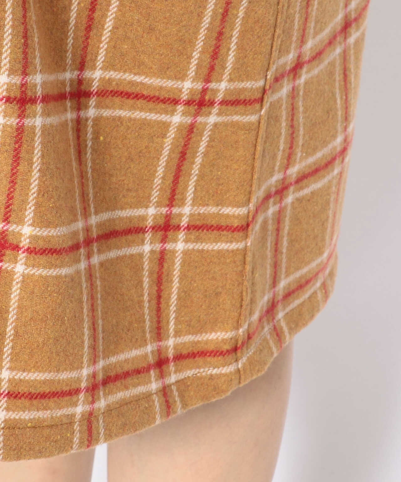 直営店限定】ウールチェック ジャンパースカート/WOOL CHECK JUMPER