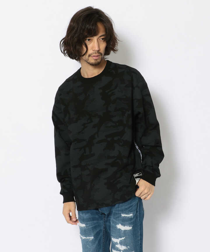 【WEB&DEPOT限定】カモサイドテープ 長袖 Tシャツ/CAMO SIDE 