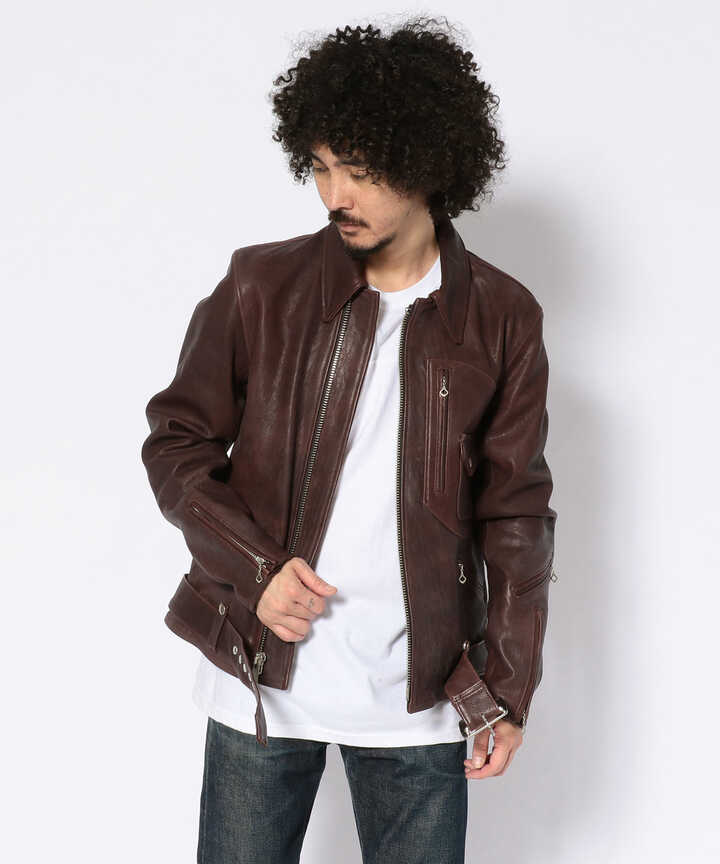 【直営限定】D-ポケ レザージャケット/D-POCKET DEER LEATHER JACKET | AVIREX ( アヴィレックス ) | US  ONLINE STORE（US オンラインストア）