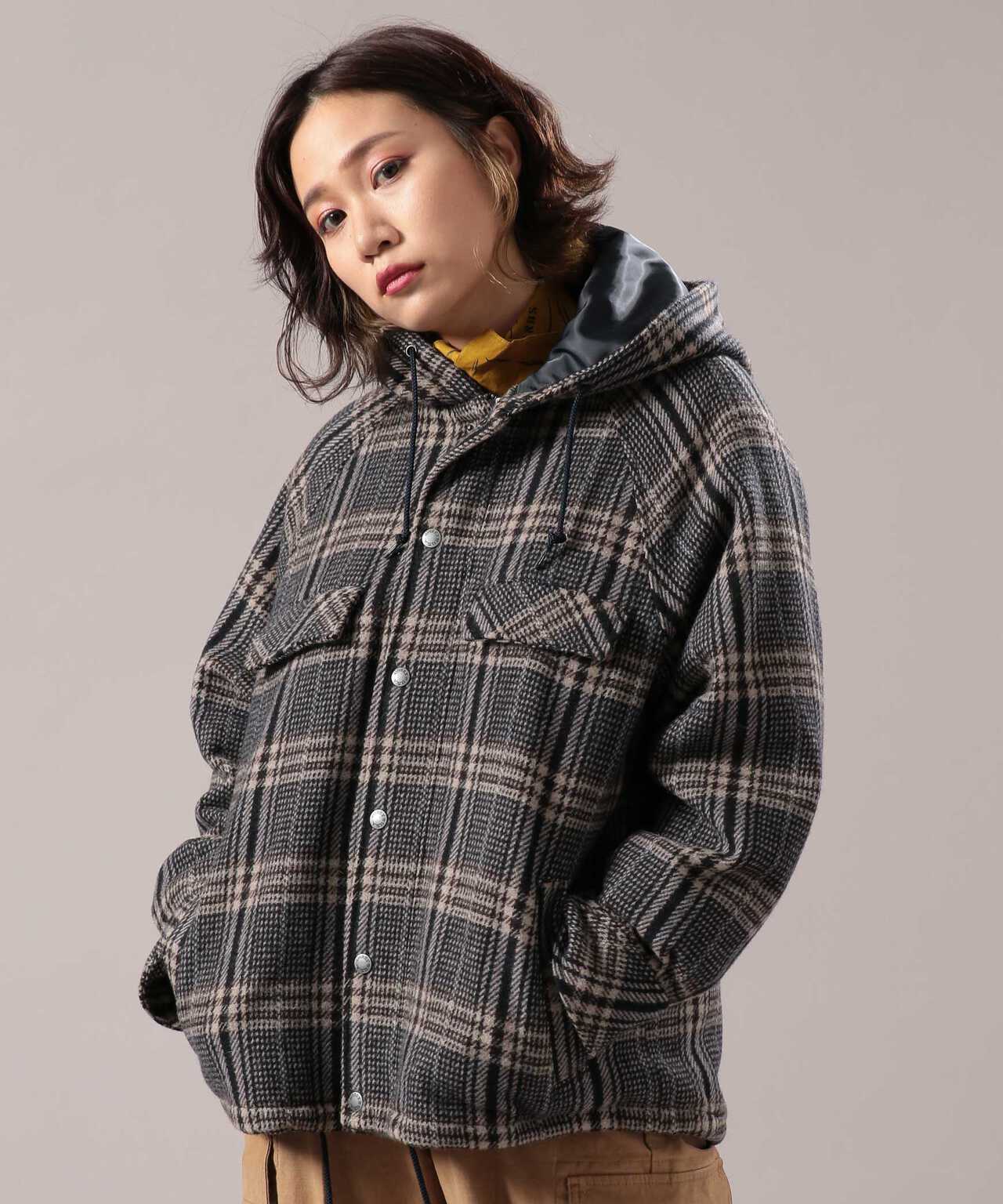 InRed掲載アイテム/ウール ショート パーカー/WOOL SHORT PARKA