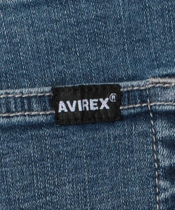 【WEB&DEPOT限定】スキニージーンズ/5POCKET SKINNY JEANS/TYPE BLUE by AVIREX