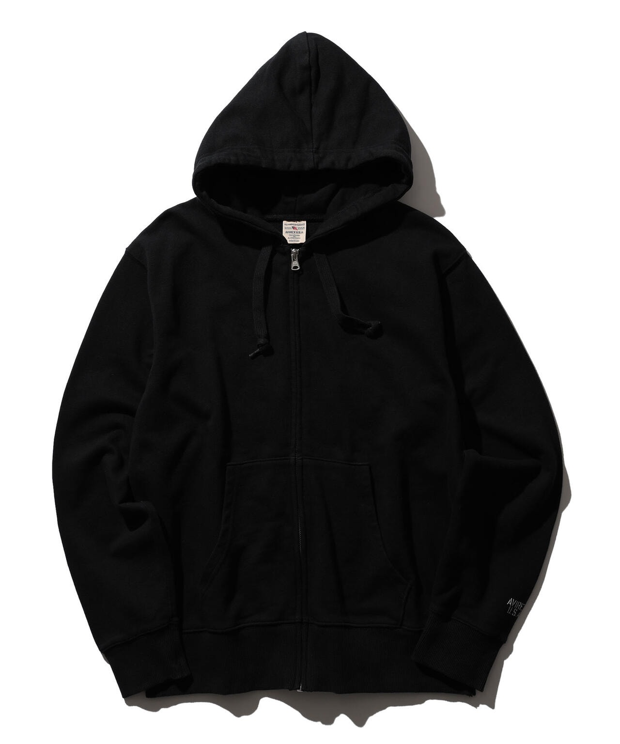 DAILY/デイリー》ZIP PARKA/無地 ジップパーカー デイリーウェア | AVIREX ( アヴィレックス ) | US ONLINE  STORE（US オンラインストア）