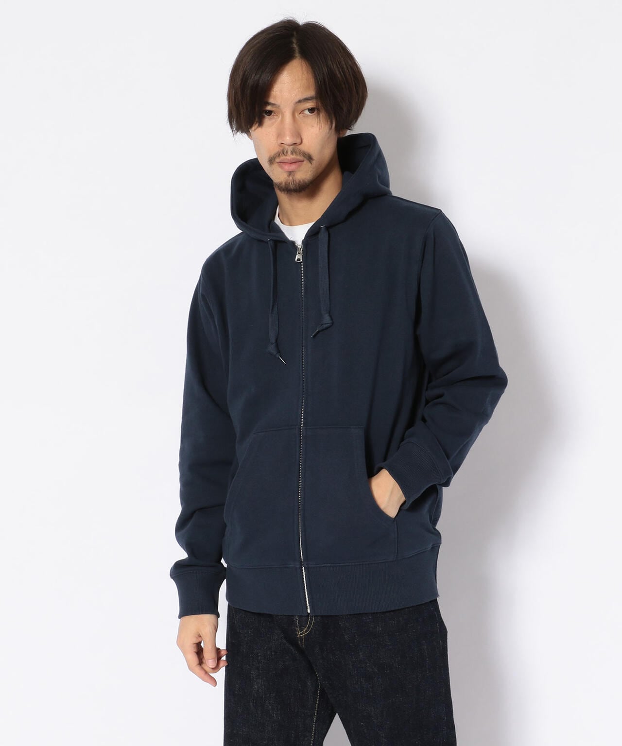 DAILY/デイリー》ZIP PARKA/無地 ジップパーカー デイリーウェア 