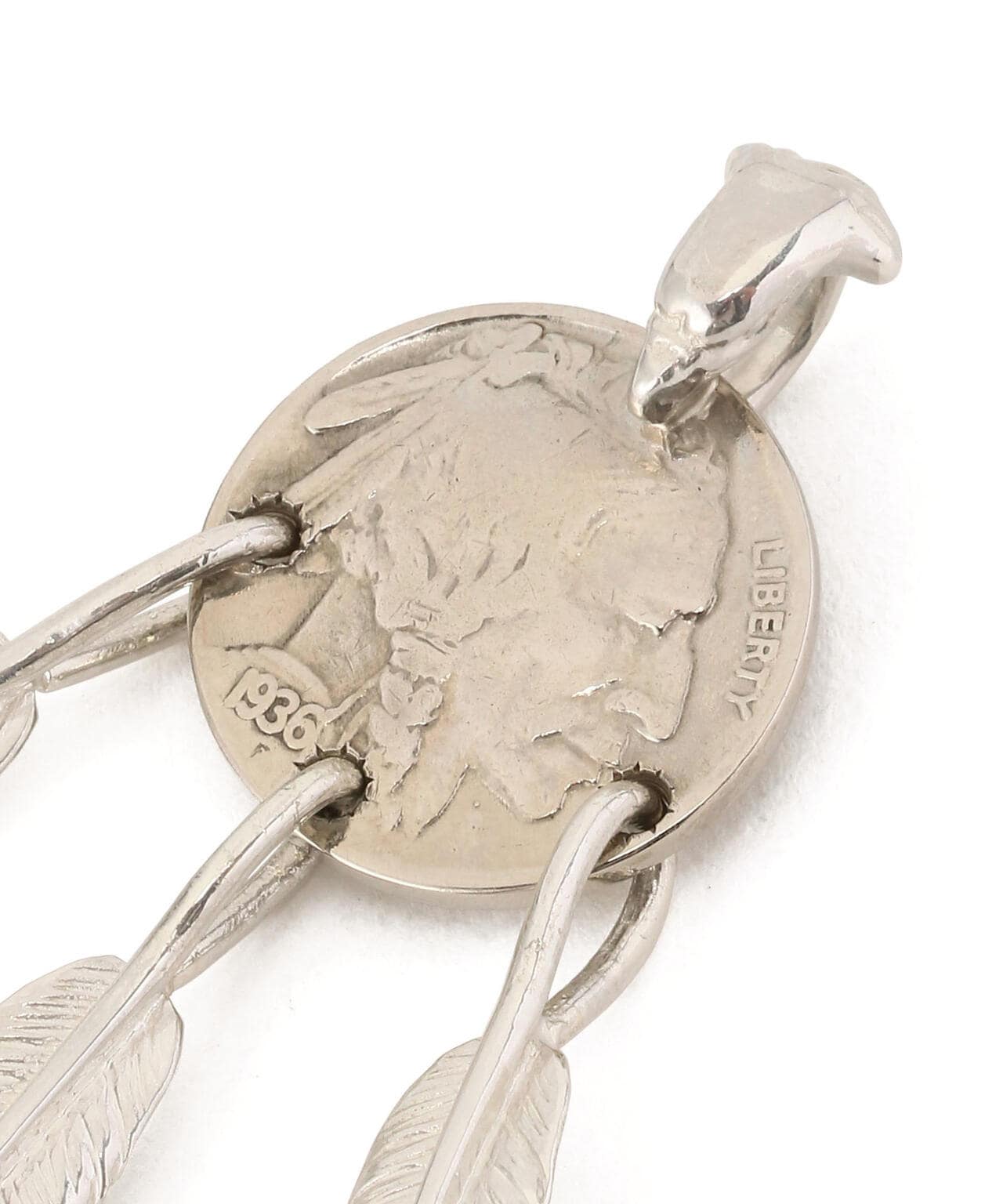 5セントコイン＆フェザートップ/U.S. 5 Cent Coin & Feather Top 