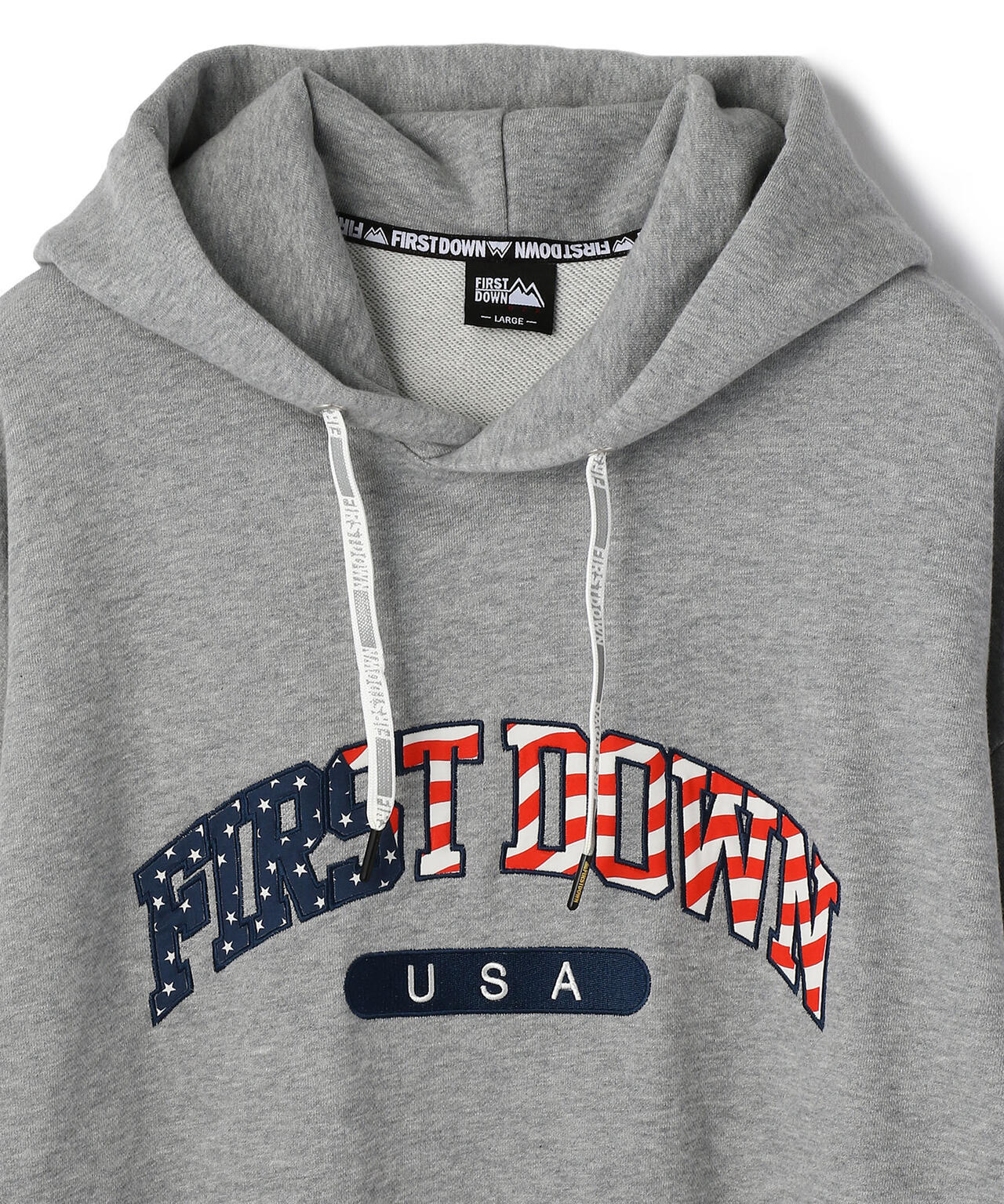 FIRSTDOWN/ファーストダウン/グラフィックプリントパーカー/USA Hooded Sweat/F971004C