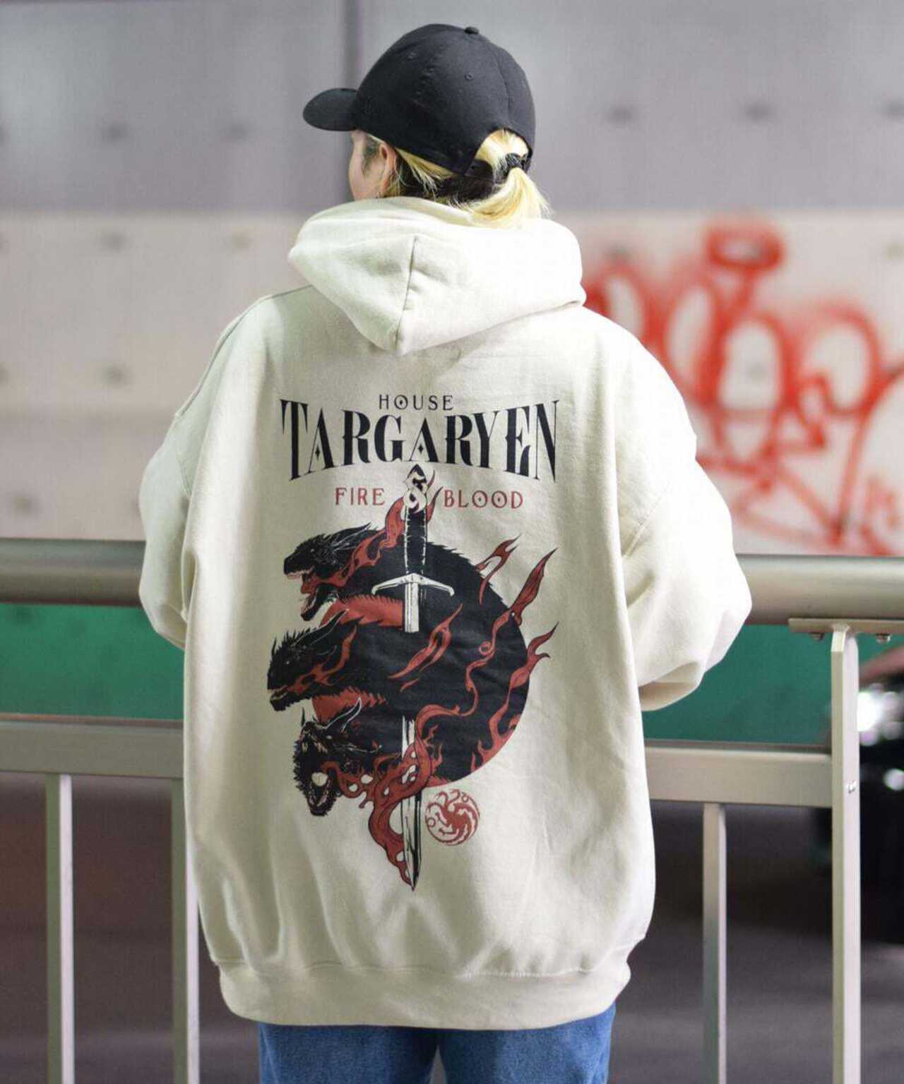 WHITELAND/ホワイトランド/別注 Game of Thrones Targaryen Hoodie