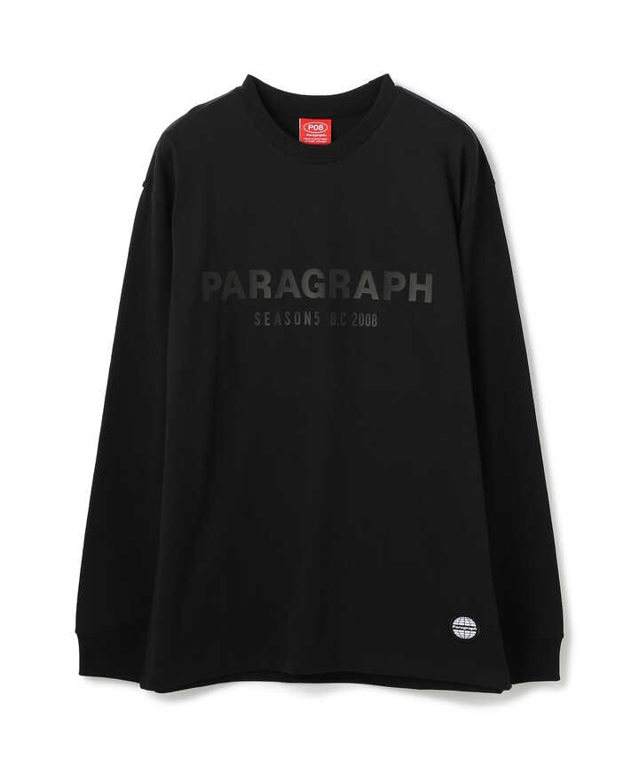 Paragraph/パラグラフ/ロゴプリントロングスリーブTシャツ
