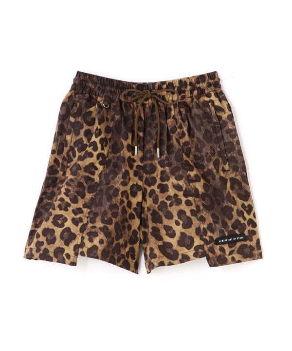 ALWAYS OUT OF STOCK/オールウェイズアウトオブストック/SWITCHED LEOPARD SHORTS/レオパードショーツ