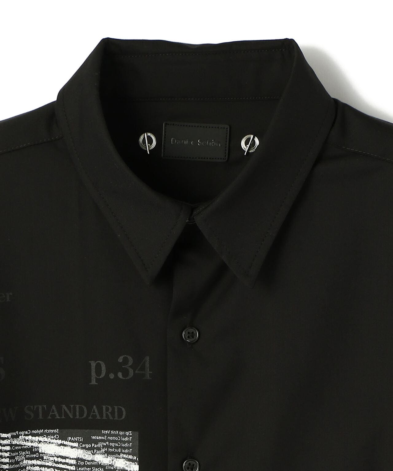 DankeSchon チェーンシャツ ブラック フリーサイズ