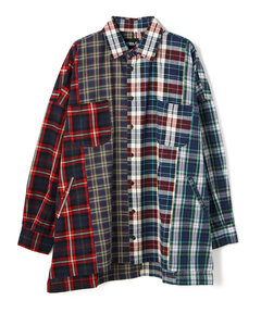 AJOBYAJO/アジョバイアジョ/Check Mix Oversized Shirt/オーバーチェックシャツ | LHP ( エルエイチピー ) |  US ONLINE STORE（US オンラインストア）