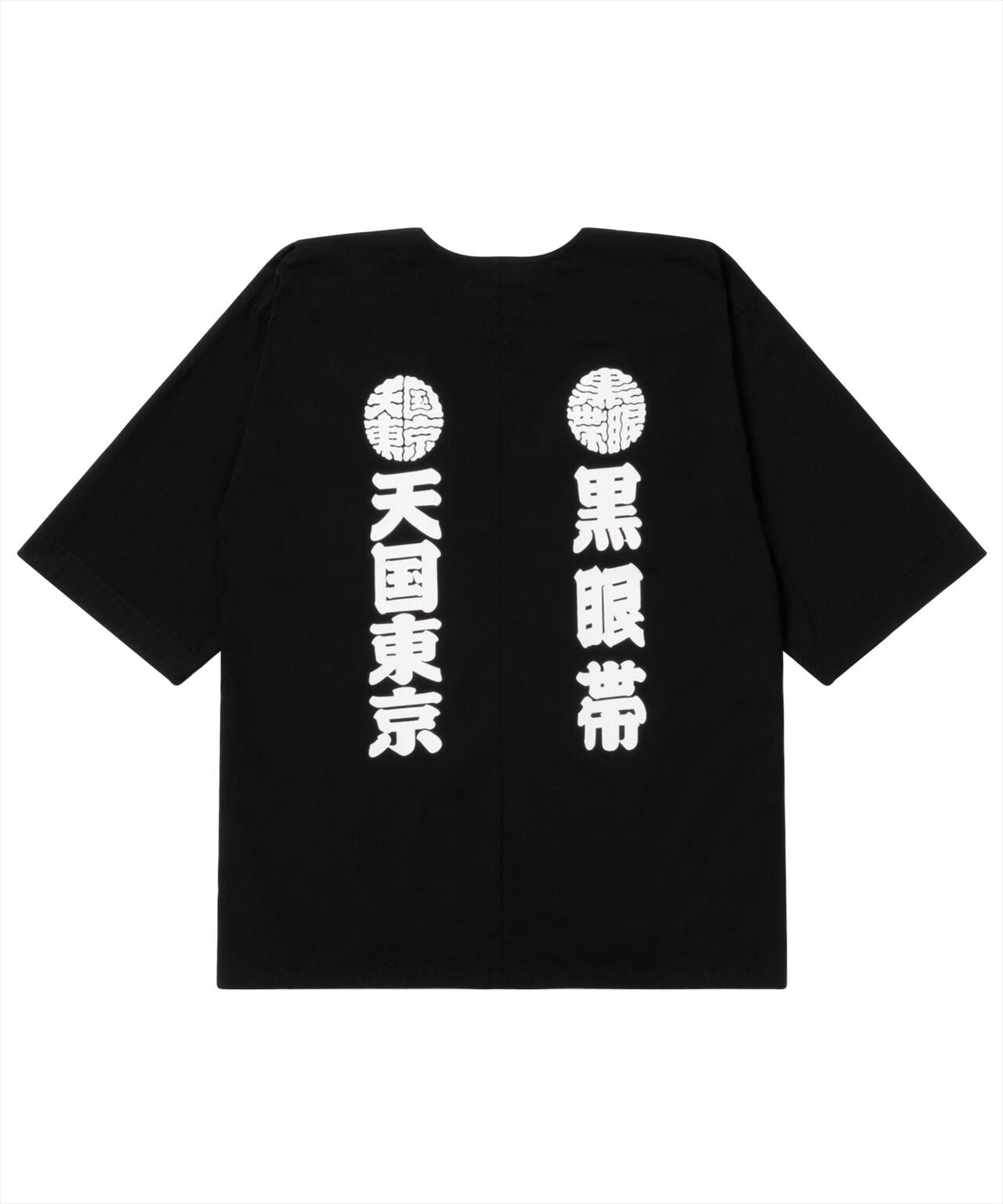 【新品未使用】ワコマリア × ブラックアイパッチ ダボシャツ Lサイズ62cm