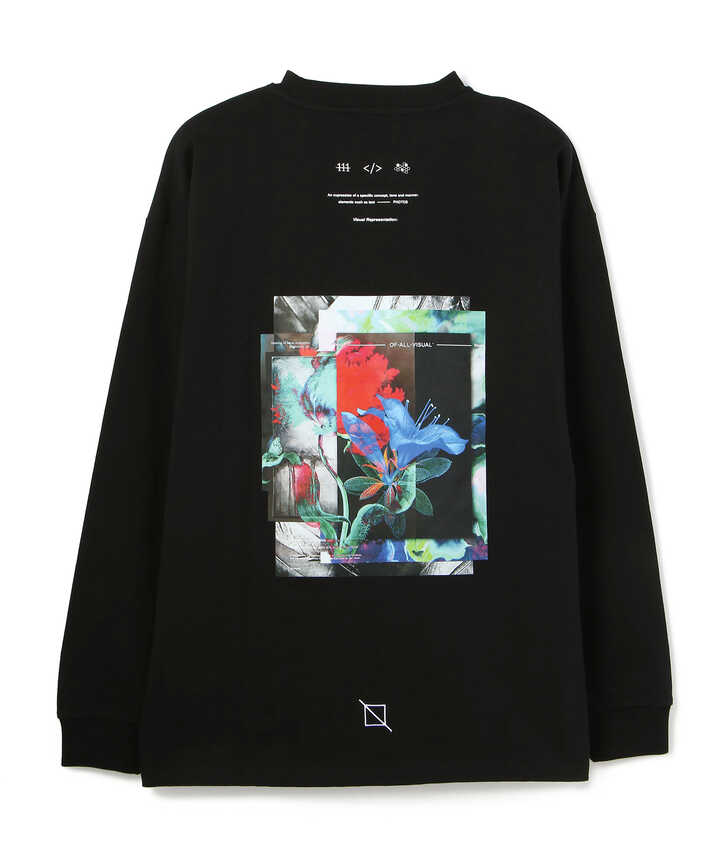 A4A/エーフォーエー/LILY LONG SLEEVE TEE/フラワーロング