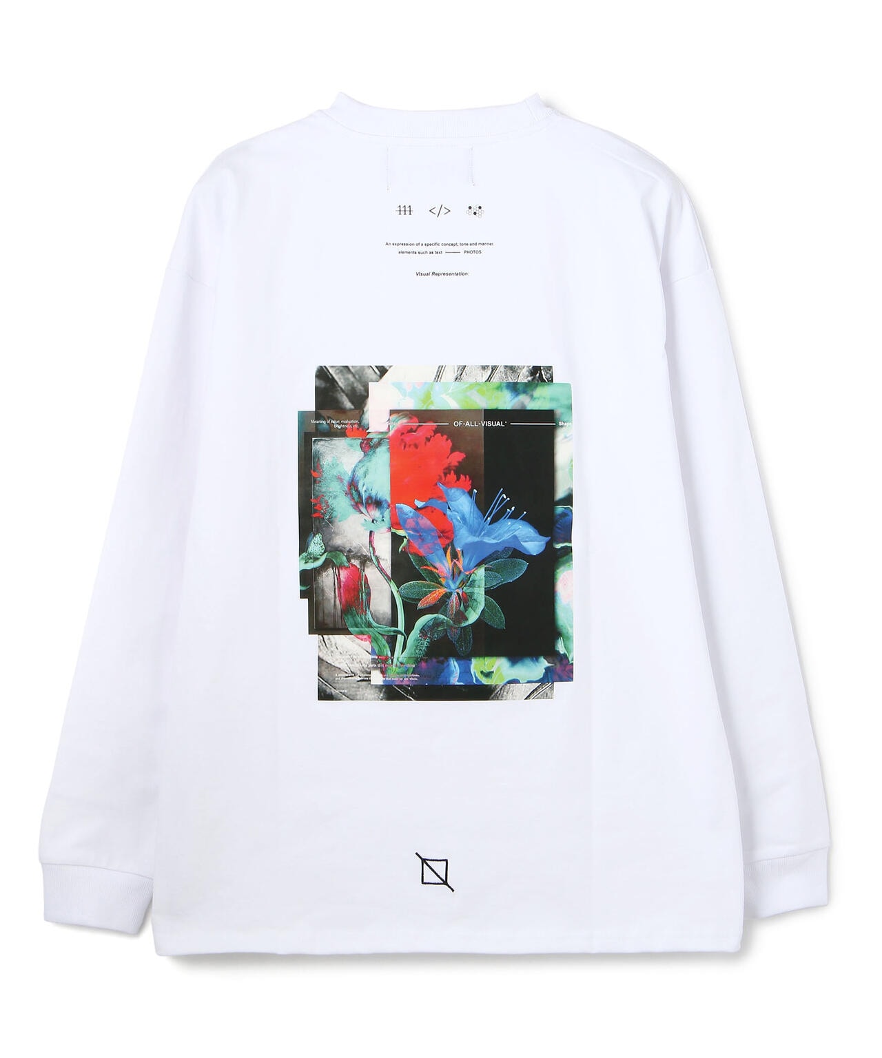 A4A/エーフォーエー/LILY LONG SLEEVE TEE/フラワーロングスリーブT