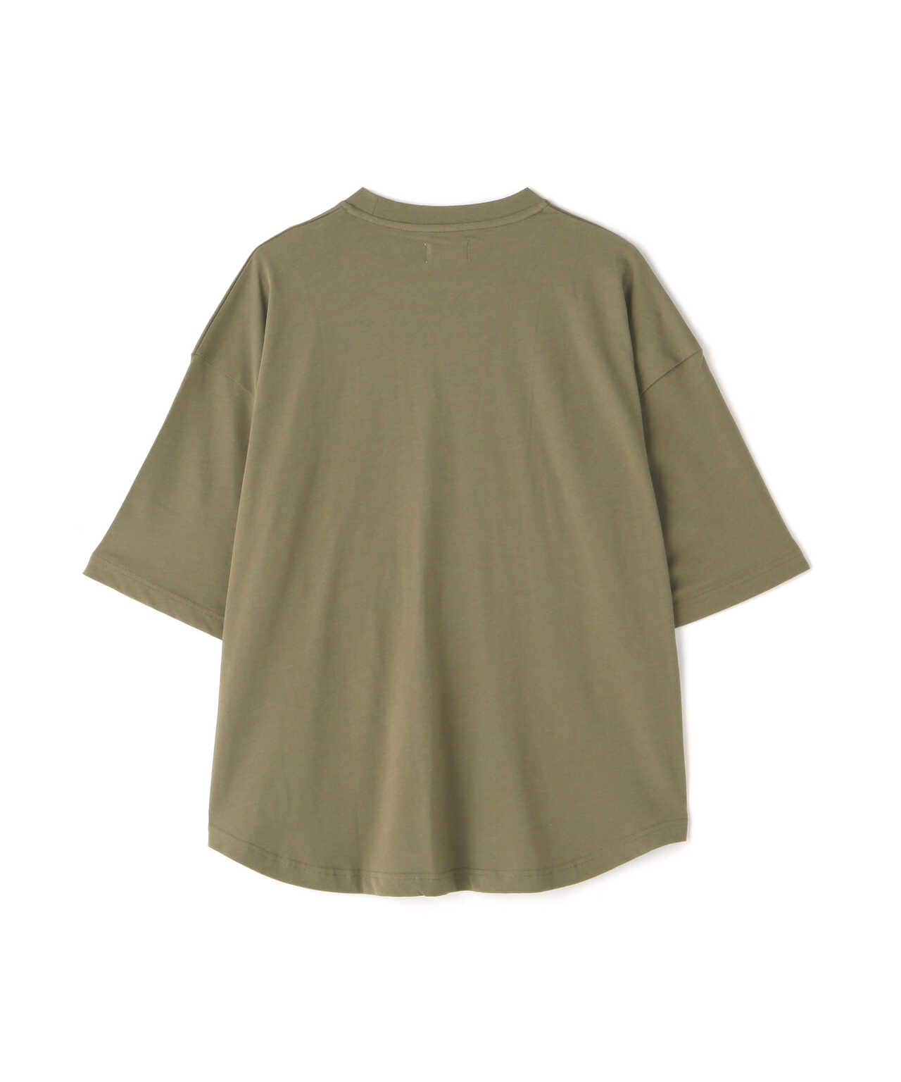 A4A/エーフォーエー/強撚糸ラウンドポケットショートスリーブTシャツ