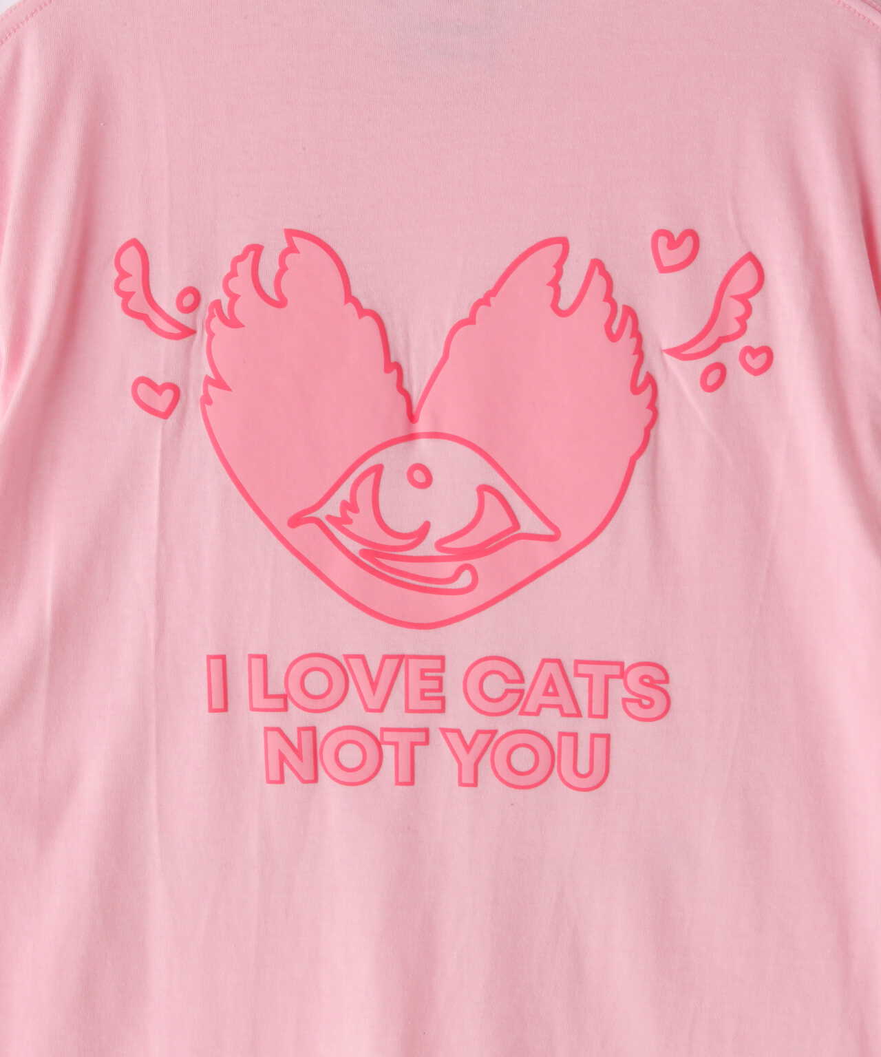 ITZAVIBE × KaneZ/イッザバイブ×ケインズ/I LOVE CATS×KaneZ TEE/グラフィックTシャツ
