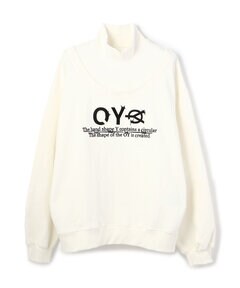 OY/オーワイ/ROUND STITCH LOGOPOLA HOODIE/ラウンド