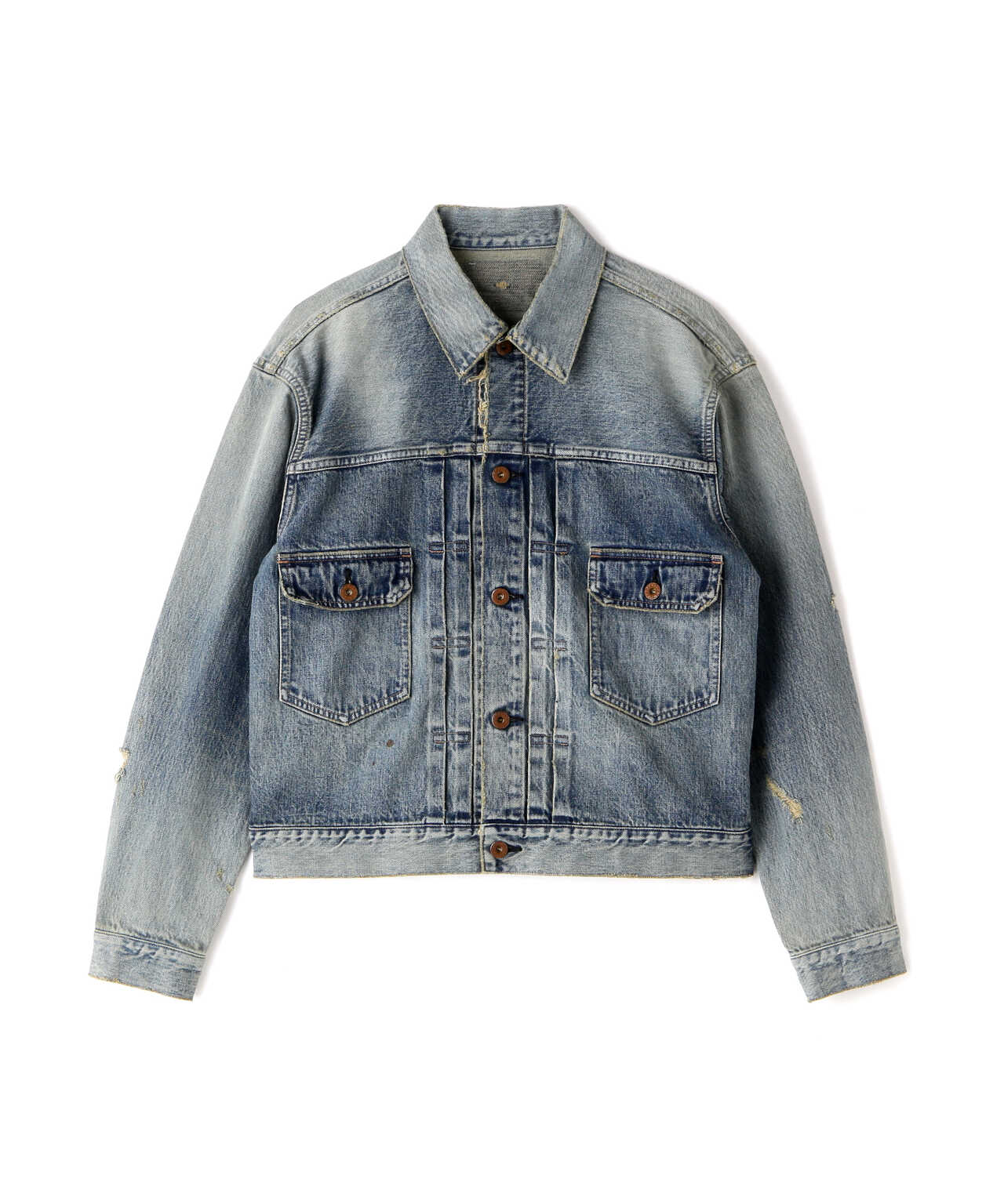 denim jacket faded