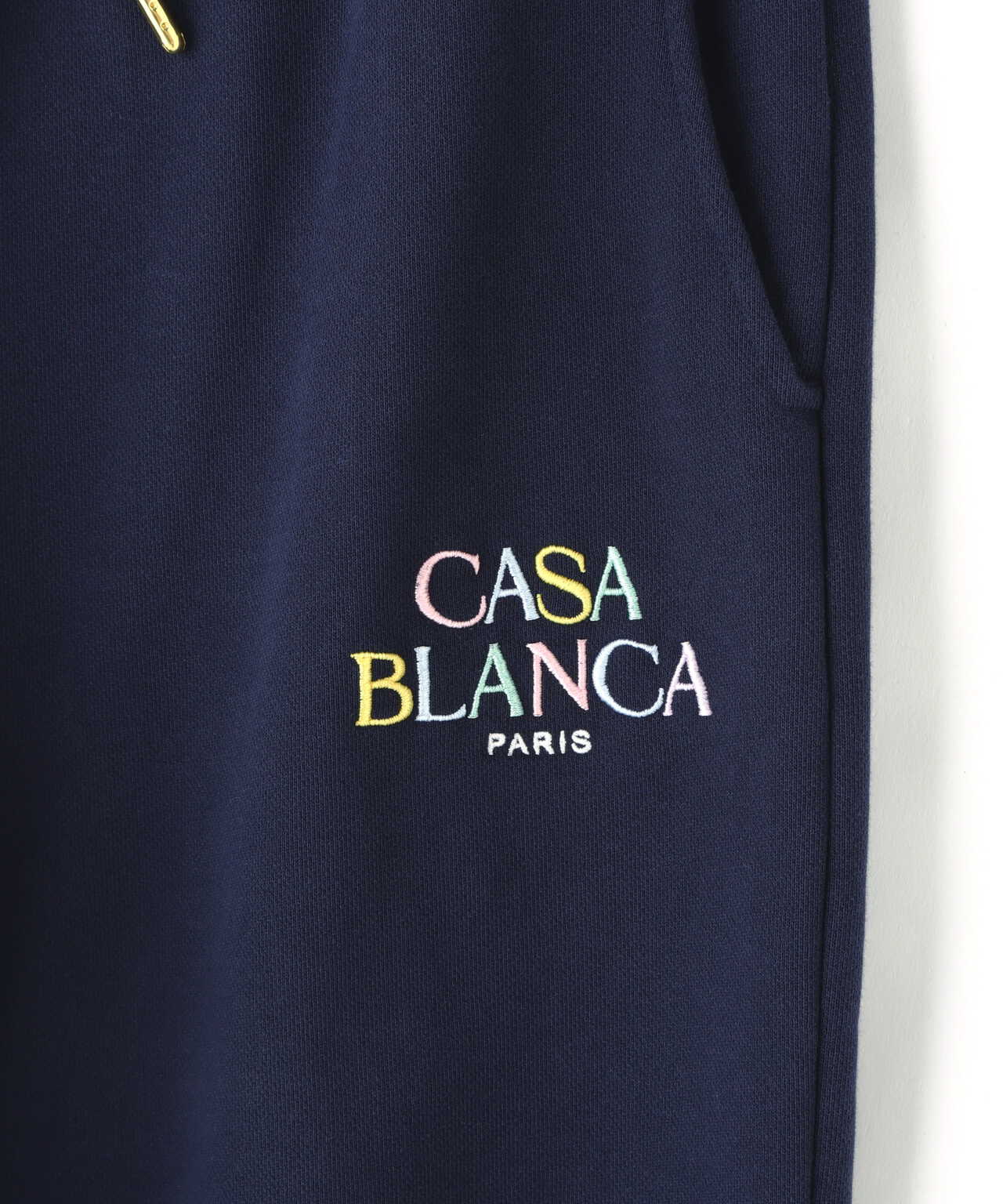 CASABLANCA/カサブランカ/LOGO EMBROIDERED SWEAT/ロゴスウェット