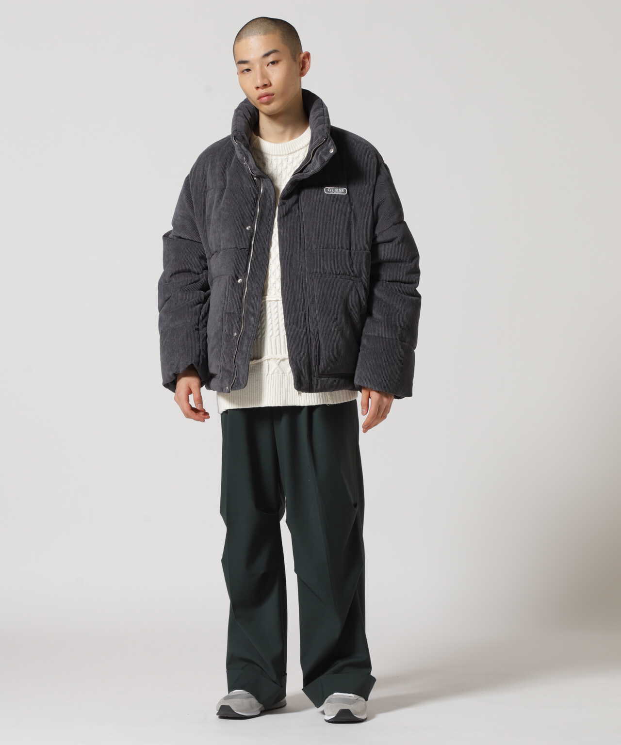 Dankeschon/ダンケシェーン/TR ZIP WIDE PANTS/ジップワイドパンツ