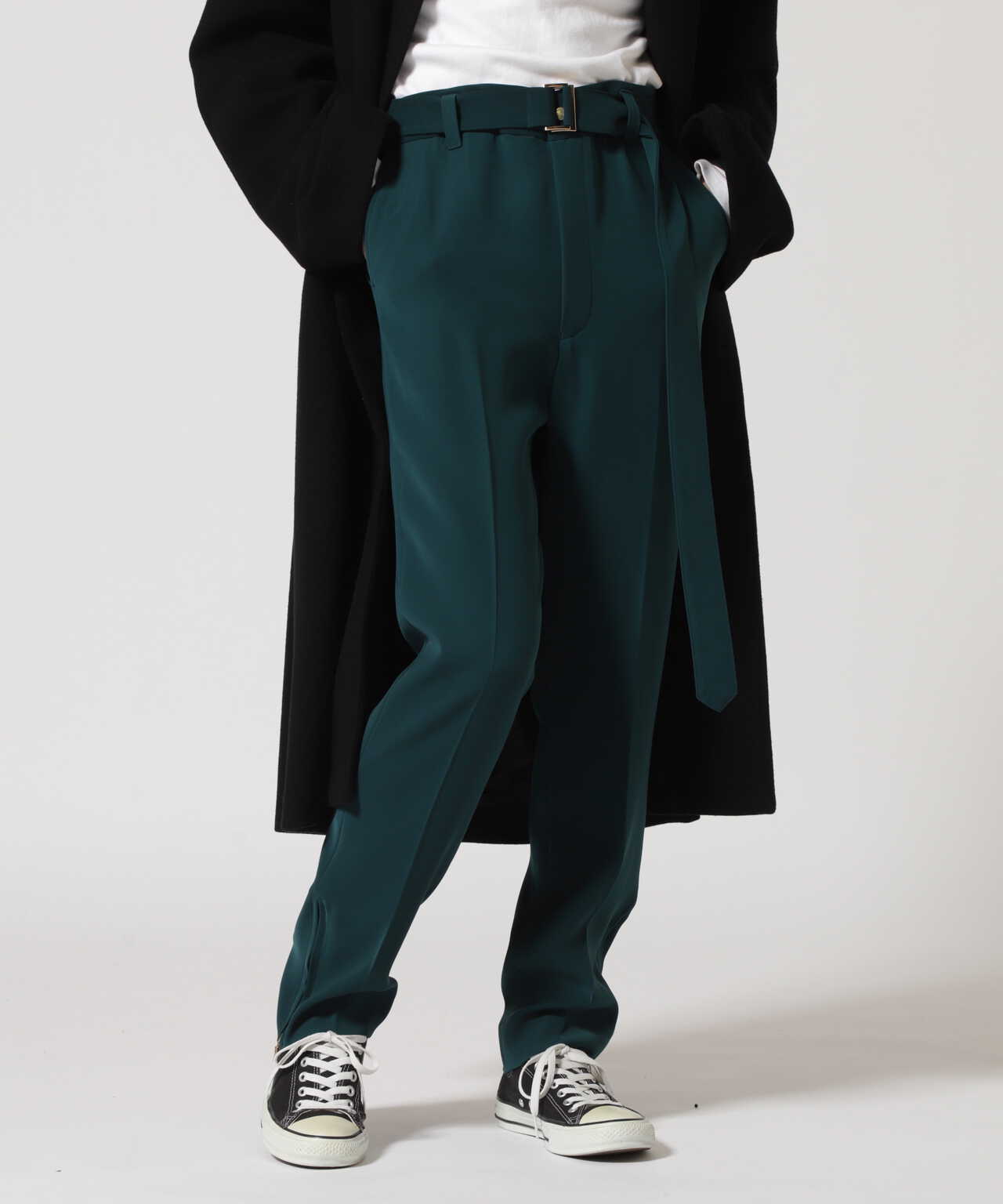 ジビエ CULLNI 21-AW-025 ベルトテーパードパンツ | ferndaledowntown.com