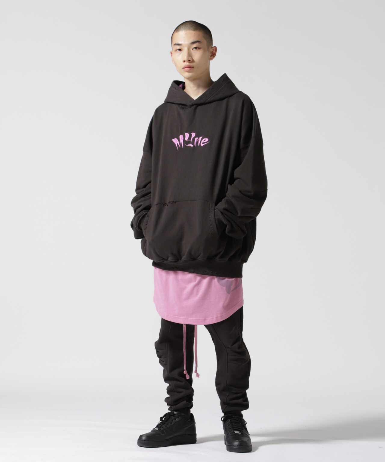 買収 未使用 MYne Usual Hoodie Pants セットアップ