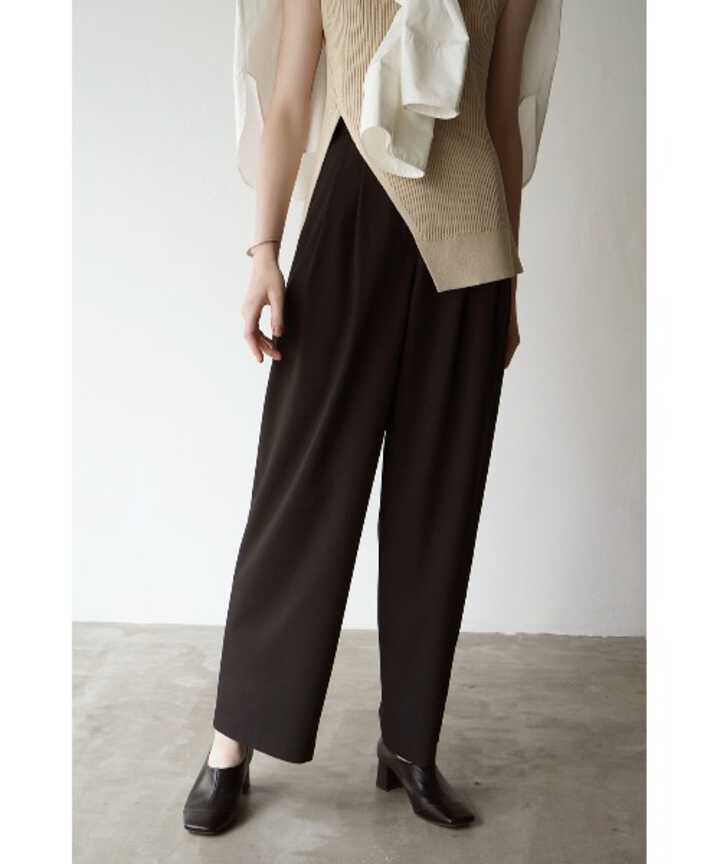 CLANE/クラネ/BASIC TUCK PANTS/ベーシックタックパンツ（7842210795